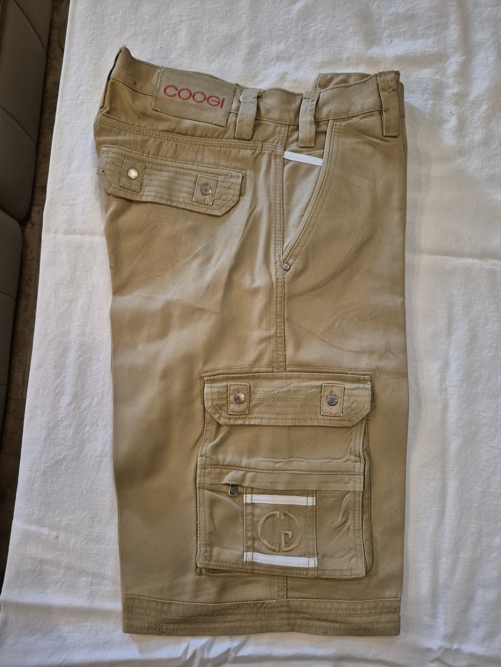COOGI Men’s Khaki Utility Cargo Pants